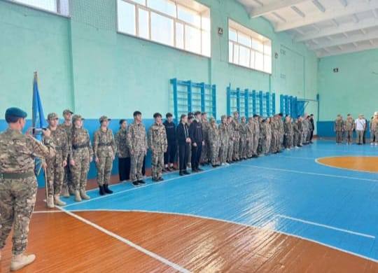 Озерной школы приняла участие в военно-спортивном многоборье среди учащихся военно-патриотического движения ЖАС САРБАЗ