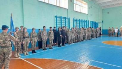 Озерной школы приняла участие в военно-спортивном многоборье среди учащихся военно-патриотического движения ЖАС САРБАЗ