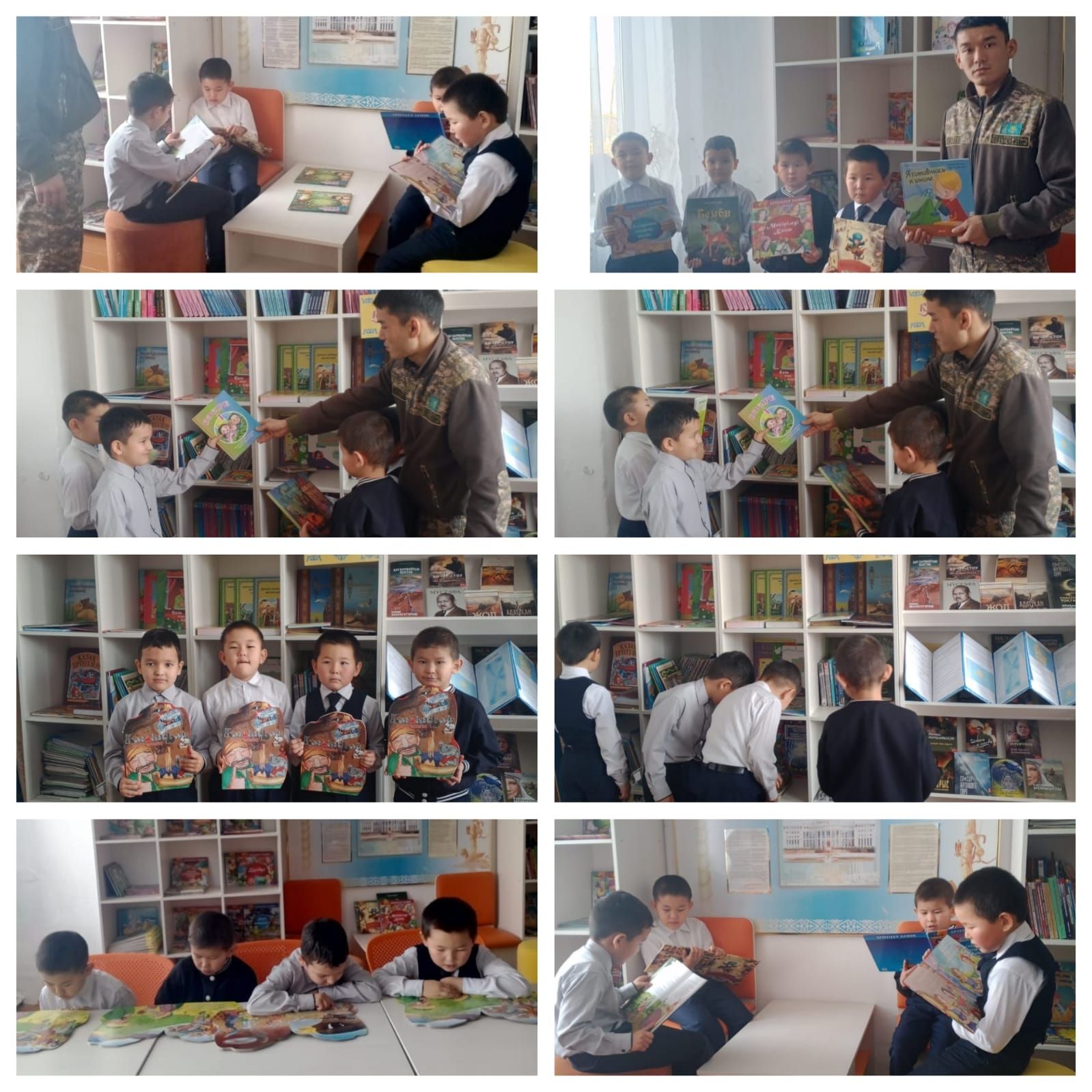 "Балалар кітапханасы" жобасы аясында 1-4 сынып арасында«Кел,  балалар оқылық» тақырыбында  кітапхананың ережесімен таныстыру өткізілді. 